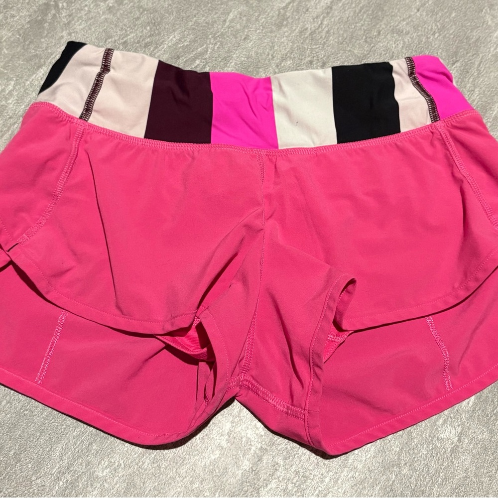 Lululemon Athletica Pink Speed Up Shorts
